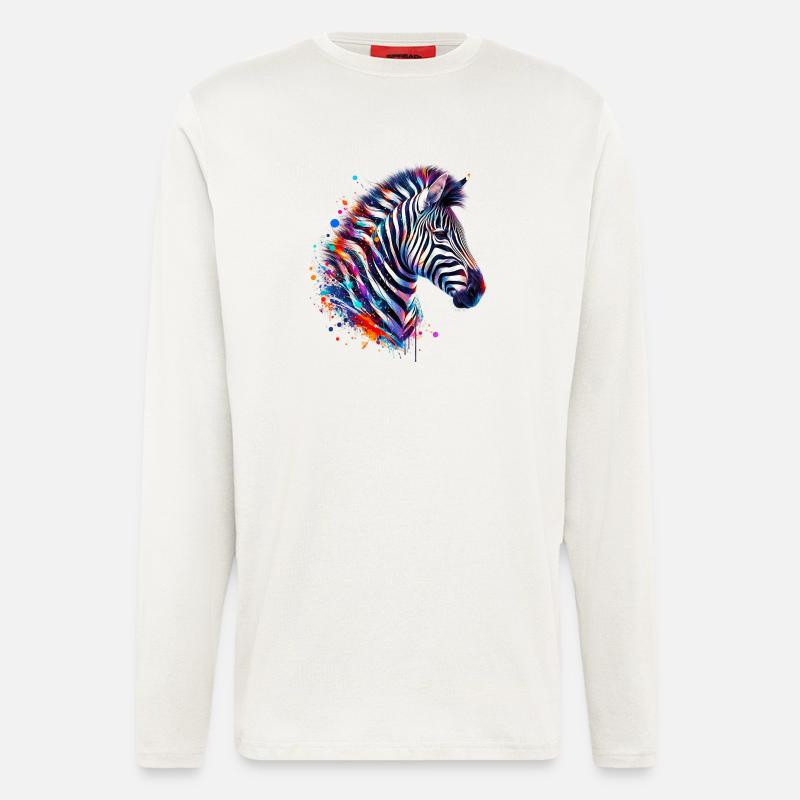 Zebra - Longsleeve - made by SPREAD  - OFF WHITE
