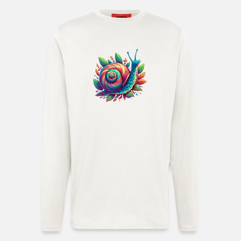 Snail - Longsleeve - made by SPREAD  - OFF WHITE