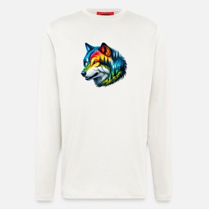 Wolf - Longsleeve - made by SPREAD - OFF WHITE