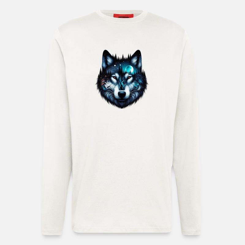 Wolf - Longsleeve - made by SPREAD - OFF WHITE