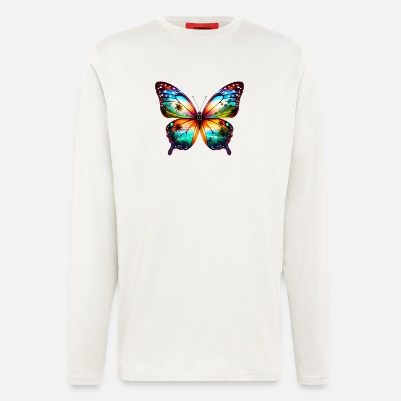 Butterfly - Longsleeve - made by SPREAD  - OFF WHITE