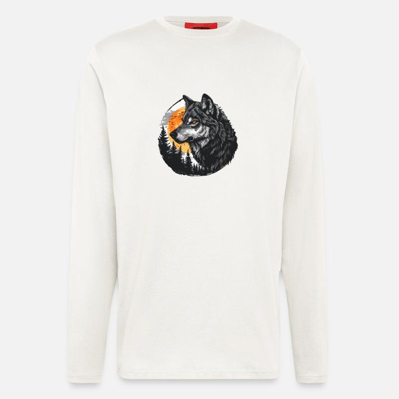 Wolf's Blood - Longsleeve - made by SPREAD  - OFF WHITE