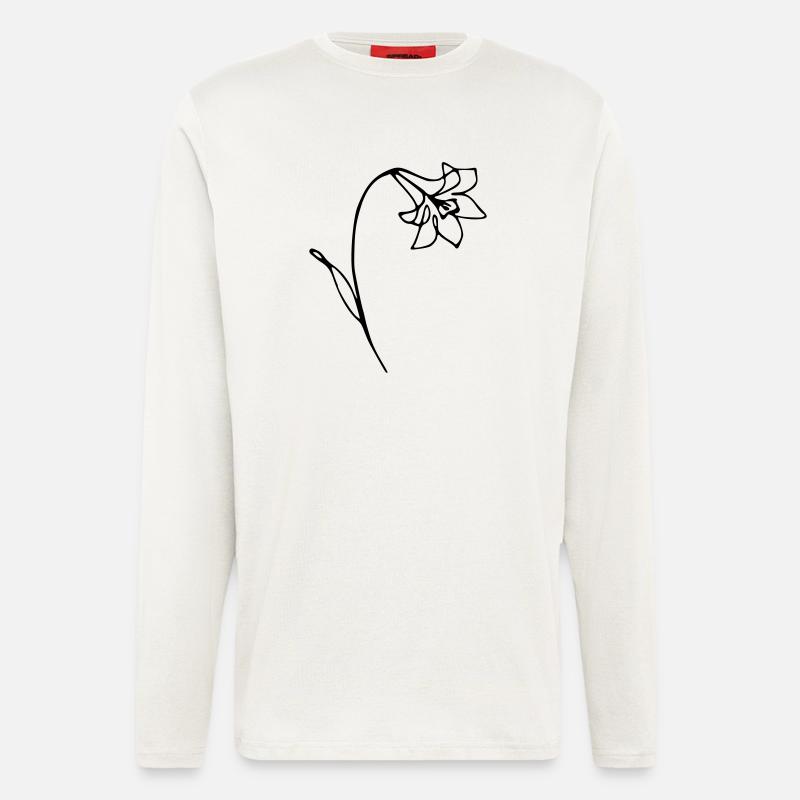 Narzisse - Langarmshirt - made by SPREAD  - OFF WHITE