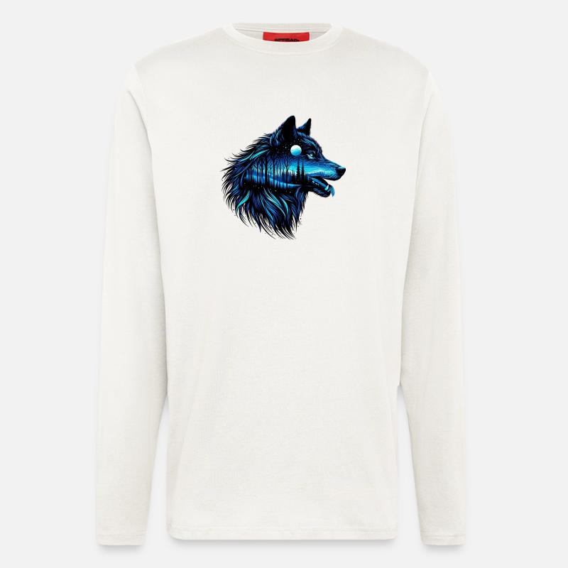 Wolf - Longsleeve - made by SPREAD - OFF WHITE