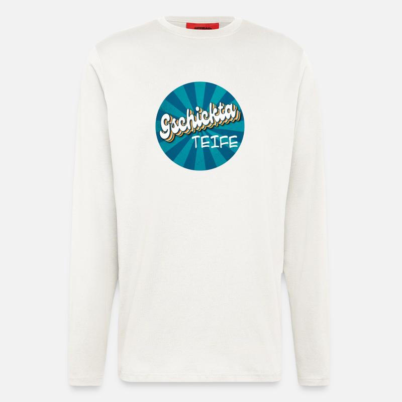 gschicka Teife - skillful devil, talented - Longsleeve - made by SPREAD  - OFF WHITE