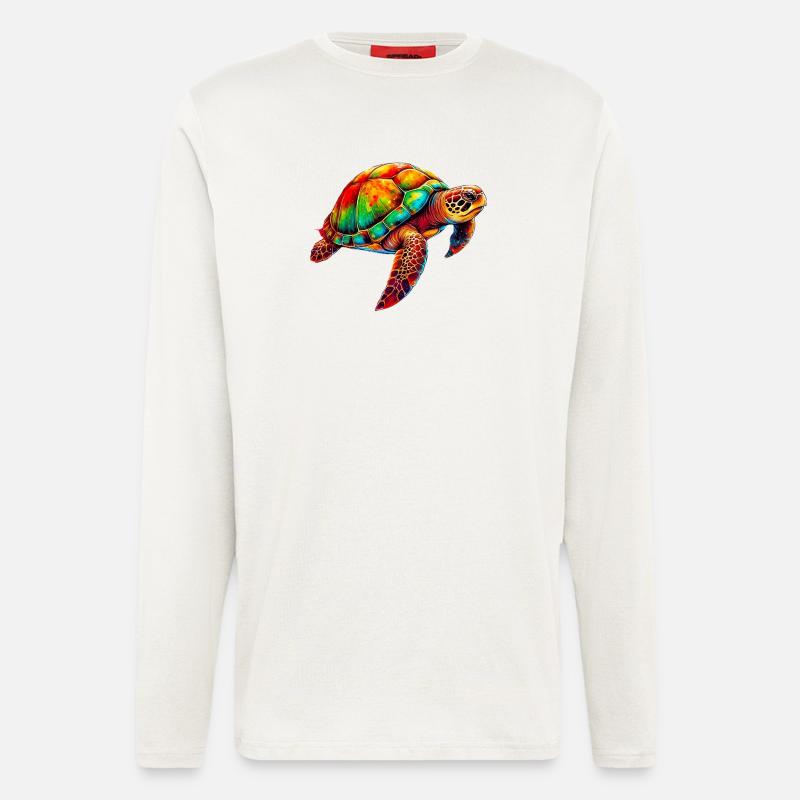 Turtle - Longsleeve - made by SPREAD  - OFF WHITE