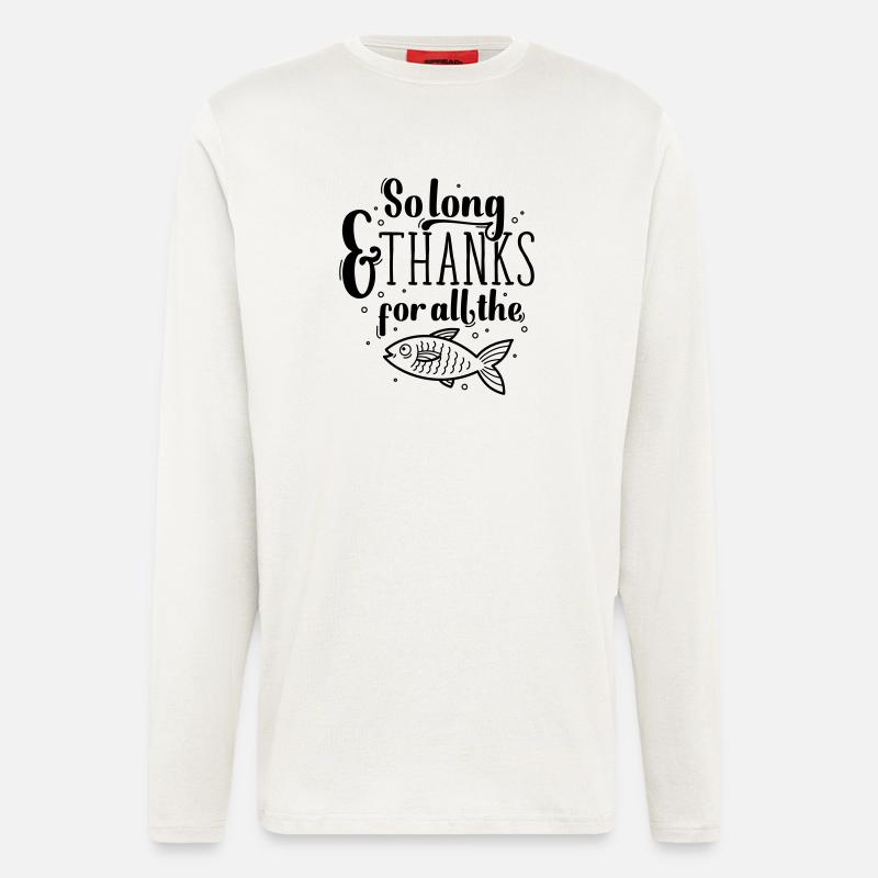 So long and thanks - Langarmshirt - made by SPREAD  - OFF WHITE