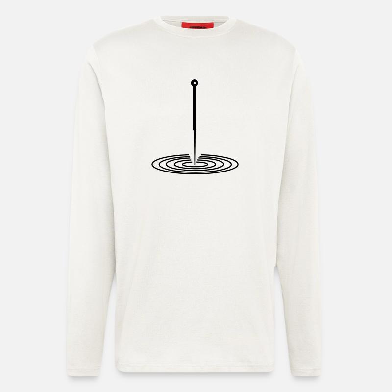Akupunktur-Logo - Langarmshirt - made by SPREAD  - OFF WHITE