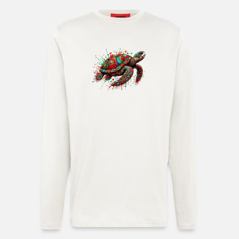 Turtle - Longsleeve - made by SPREAD  - OFF WHITE