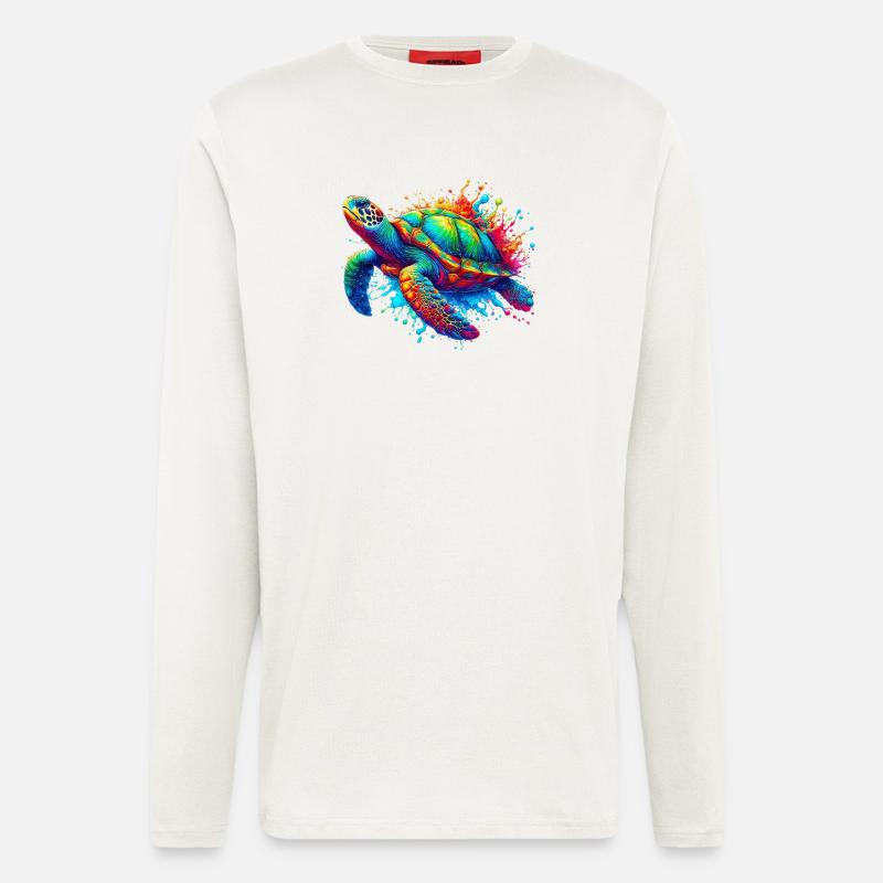 Turtle - Longsleeve - made by SPREAD  - OFF WHITE