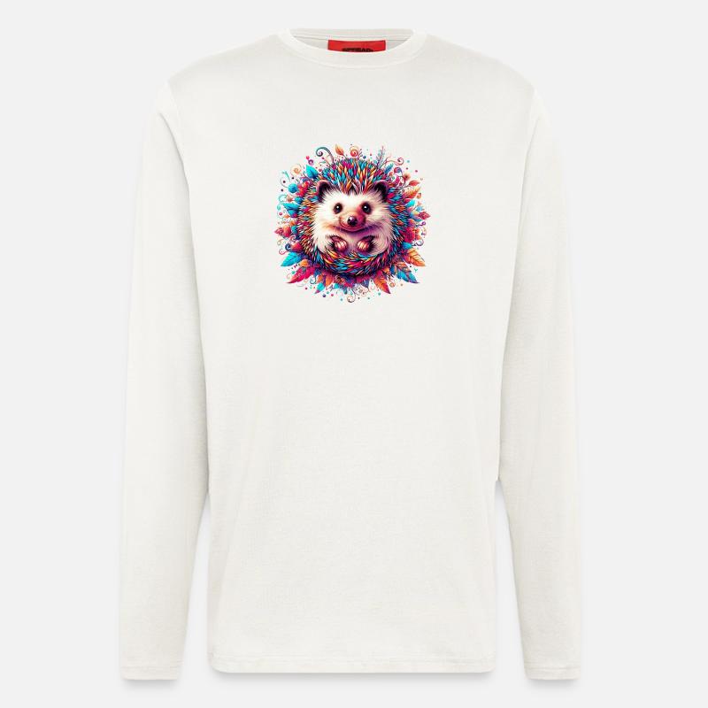 Igel - Langarmshirt - made by SPREAD - OFF WHITE