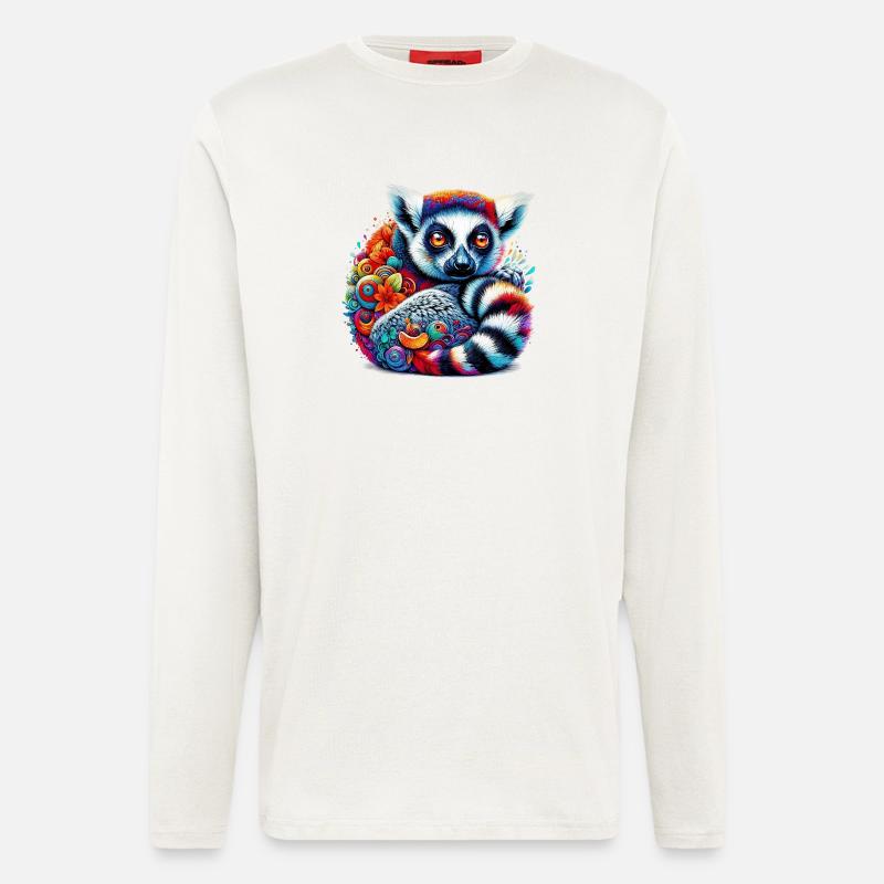 Lemur - Langarmshirt - made by SPREAD  - OFF WHITE
