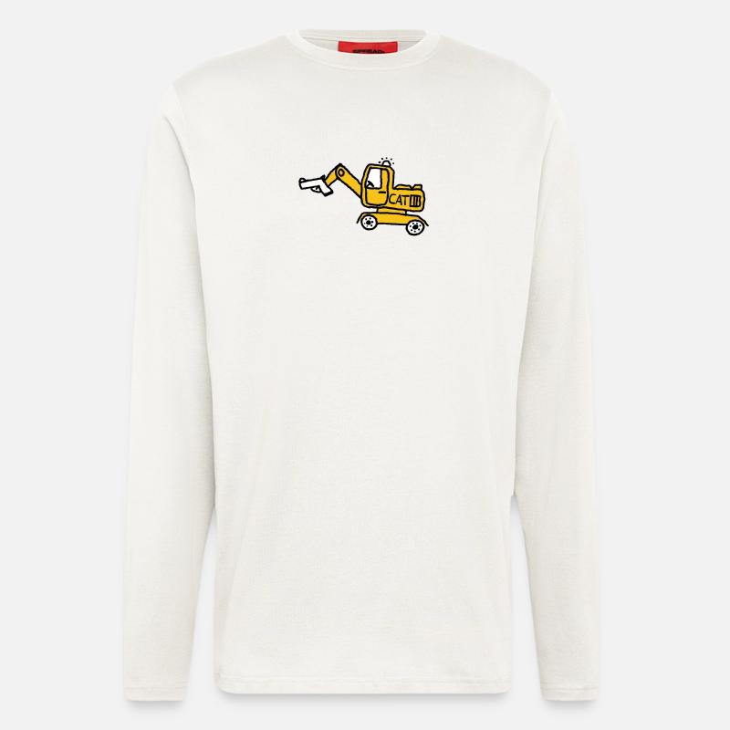 Construction danger - Longsleeve - made by SPREAD  - OFF WHITE