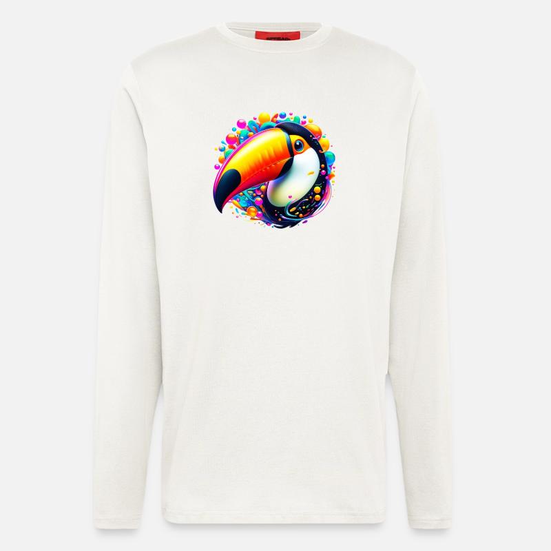 Tukan - Langarmshirt - made by SPREAD - OFF WHITE
