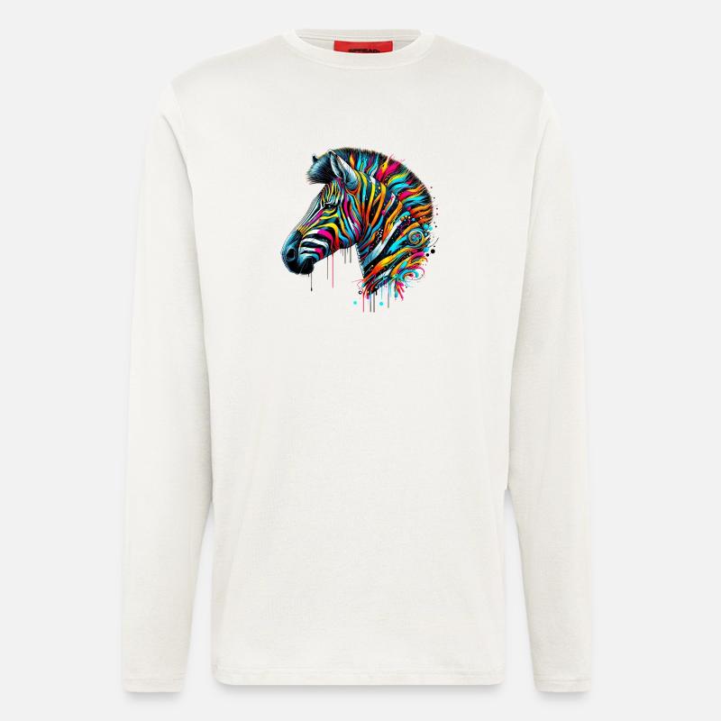 Zebra - Longsleeve - made by SPREAD  - OFF WHITE