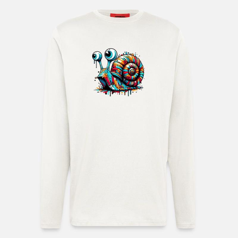 Snail - Longsleeve - made by SPREAD  - OFF WHITE