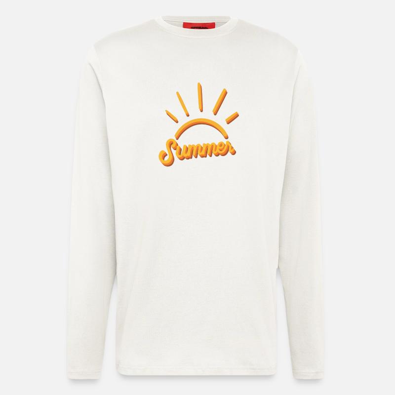 Sommer - Summer - Langarmshirt - made by SPREAD  - OFF WHITE
