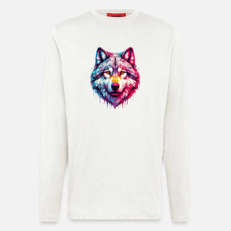 Wolf - Longsleeve - made by SPREAD - OFF WHITE