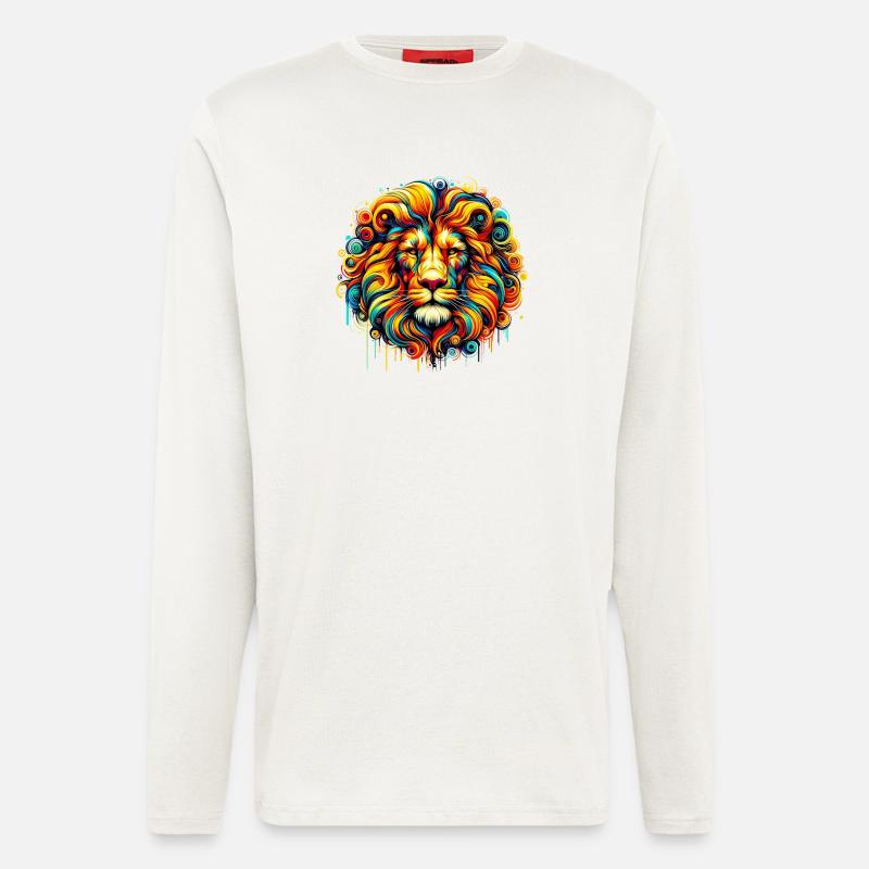 Lion - Longsleeve - made by SPREAD  - OFF WHITE