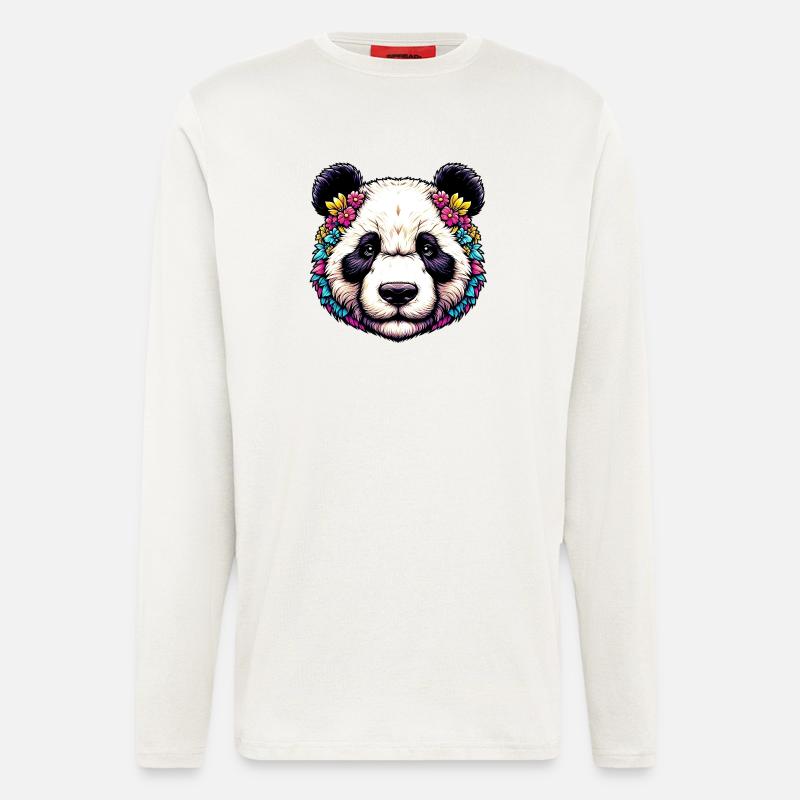 Panda - Langarmshirt - made by SPREAD  - OFF WHITE