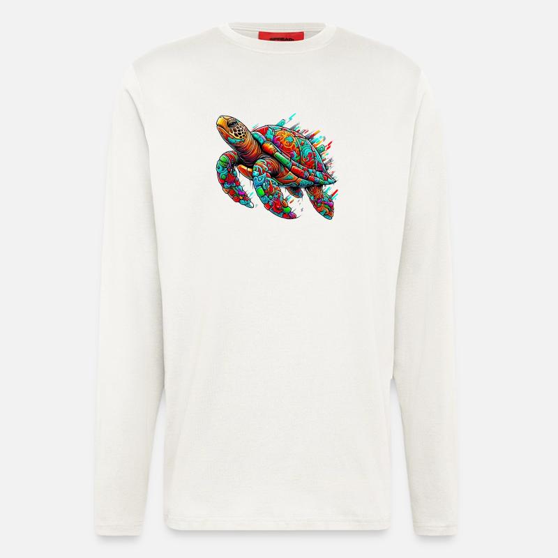 Turtle - Longsleeve - made by SPREAD  - OFF WHITE
