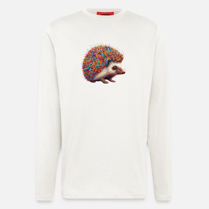 Hedgehog - Longsleeve - made by SPREAD  - OFF WHITE