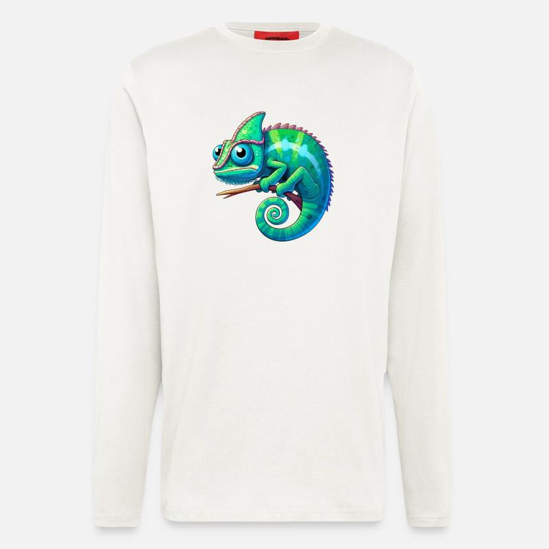 Chameleon - Longsleeve - made by SPREAD  - OFF WHITE