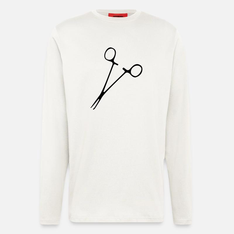 Arterienpinzette - Langarmshirt - made by SPREAD  - OFF WHITE