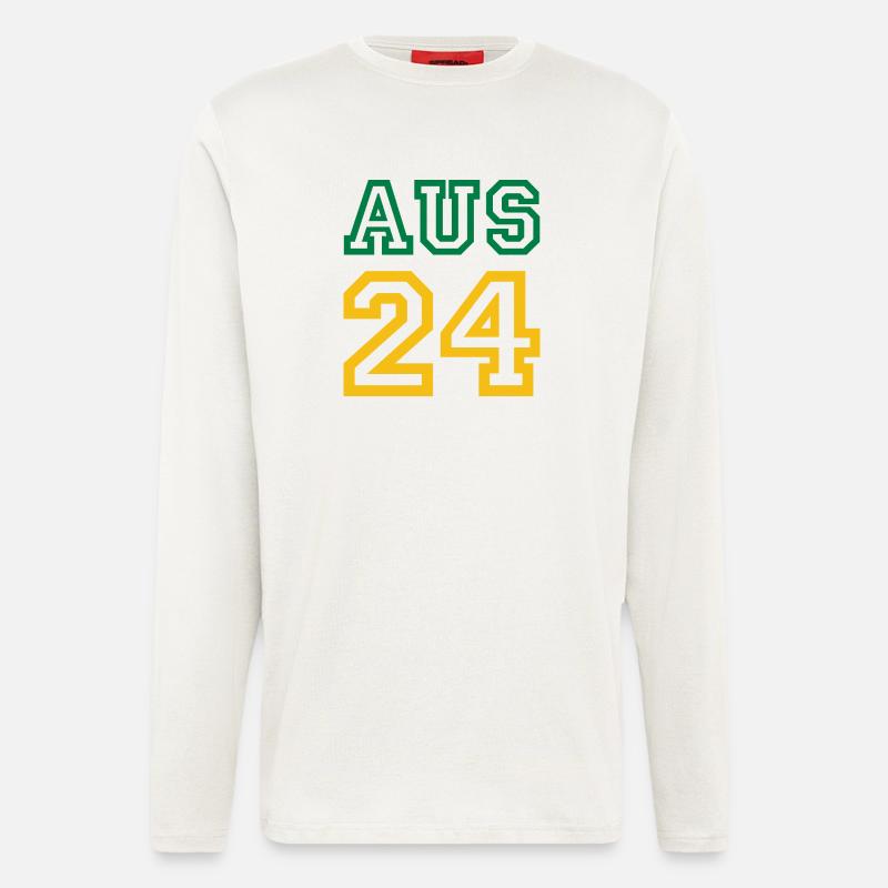 Australia Australien - Langarmshirt - made by SPREAD  - OFF WHITE