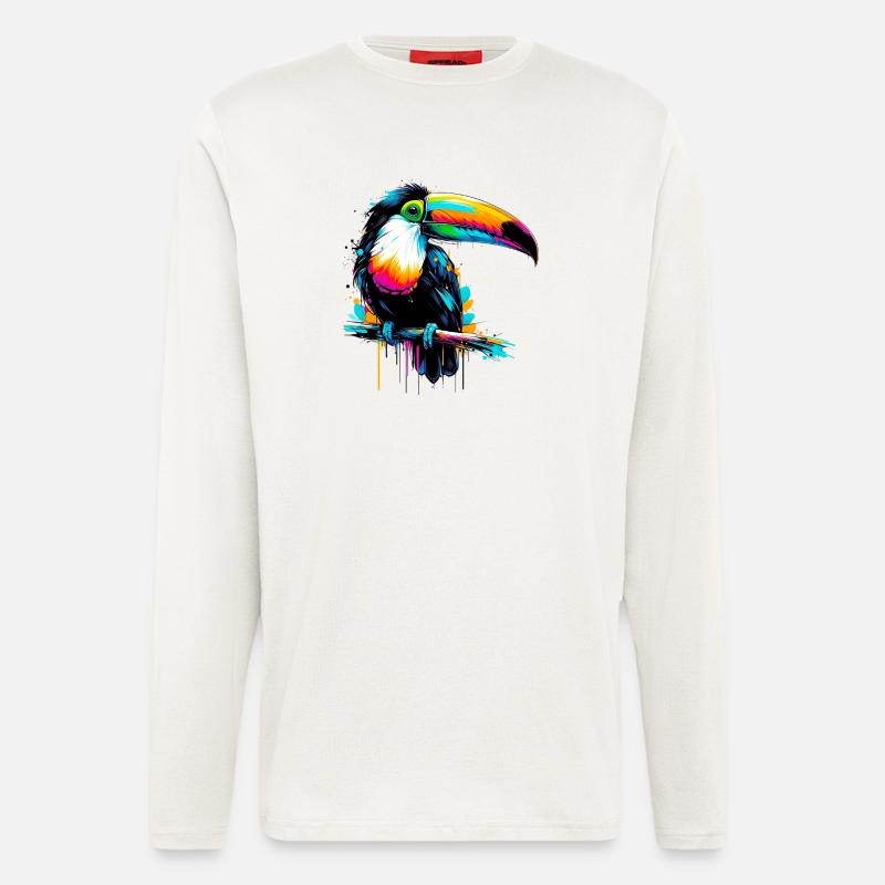 Tukan - Langarmshirt - made by SPREAD - OFF WHITE