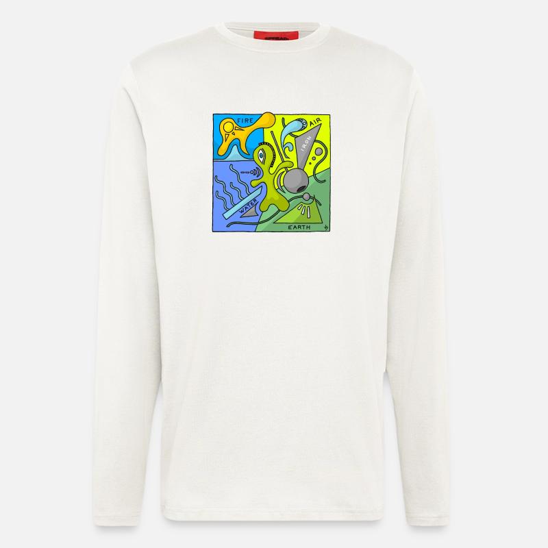 Ofenelemente - Langarmshirt - made by SPREAD  - OFF WHITE