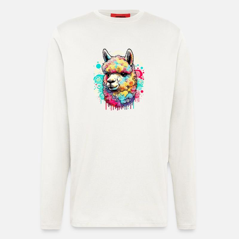 Alpaka - Langarmshirt - made by SPREAD  - OFF WHITE
