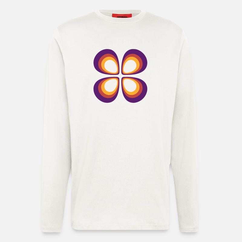 Orbitale positive 2 - Manches longues bio décontracté fabriqué en UE - OFF WHITE
