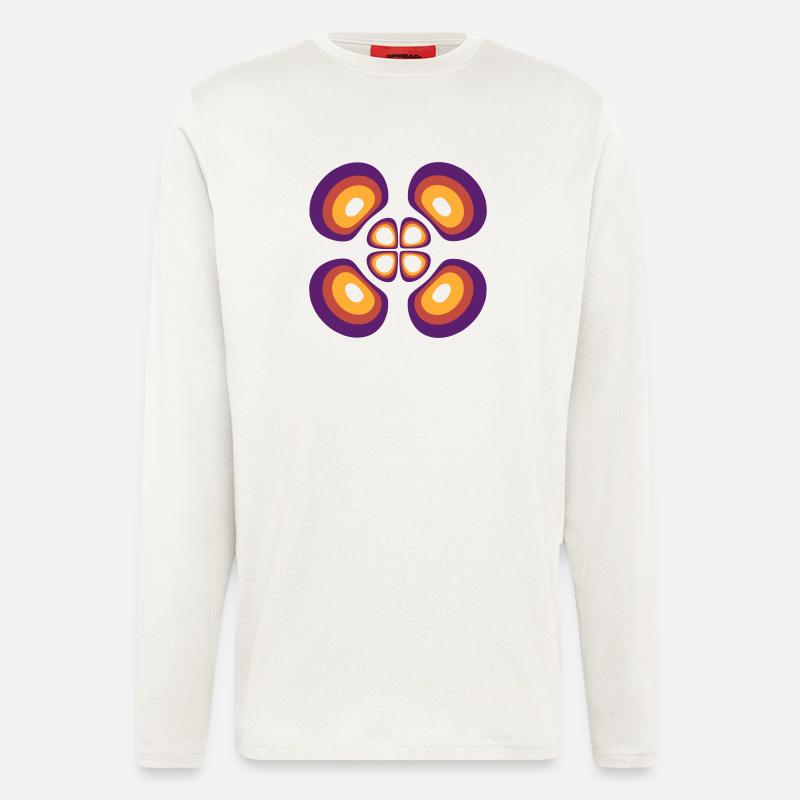 Wahrscheinlichkeitsdichte Wasserstoffatom (4,2,1) - Langarmshirt - made by SPREAD  - OFF WHITE