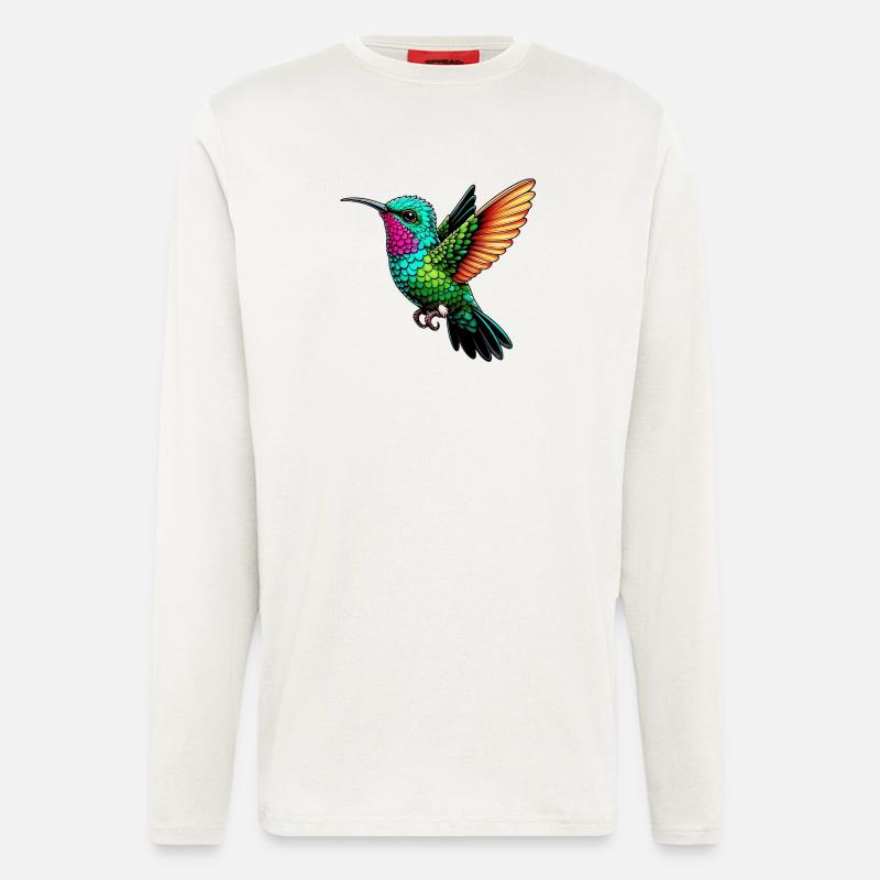 Hummingbird - Longsleeve - made by SPREAD  - OFF WHITE