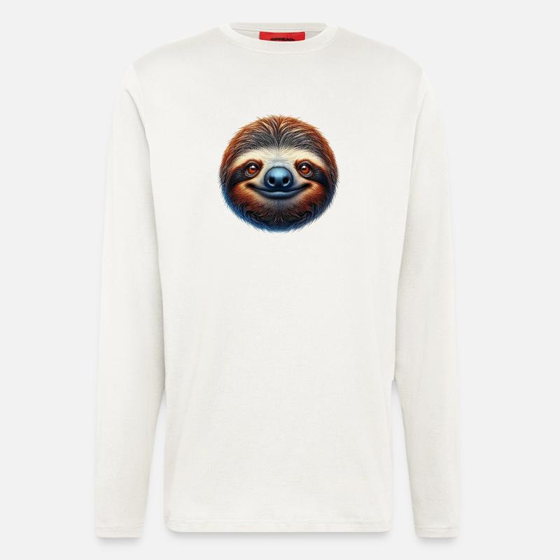 Faultier - Langarmshirt - made by SPREAD - OFF WHITE