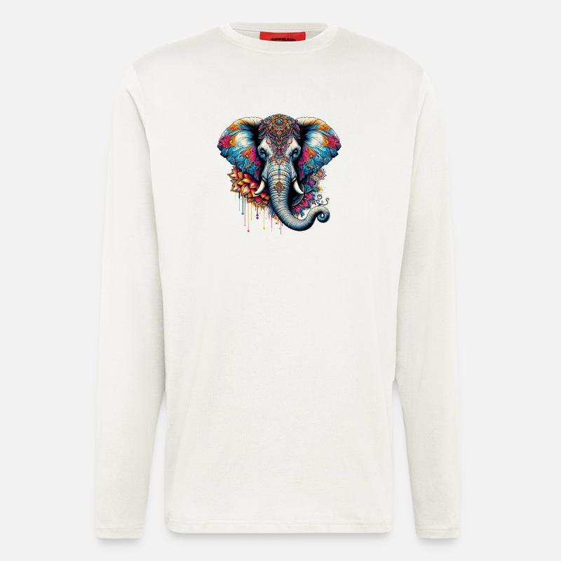 Elephant - Longsleeve - made by SPREAD - OFF WHITE