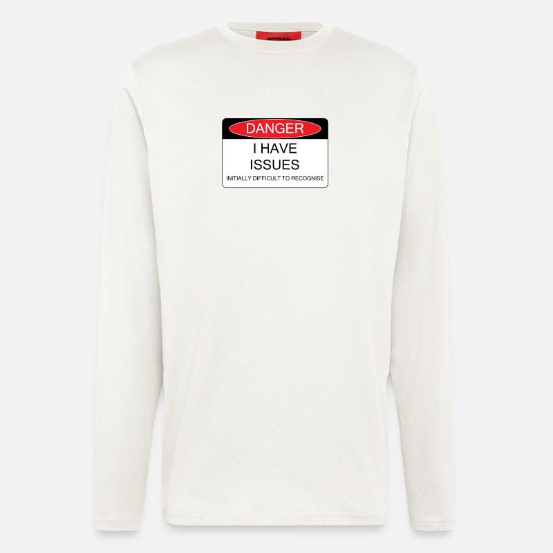 I have Issues - Langarmshirt - made by SPREAD  - OFF WHITE