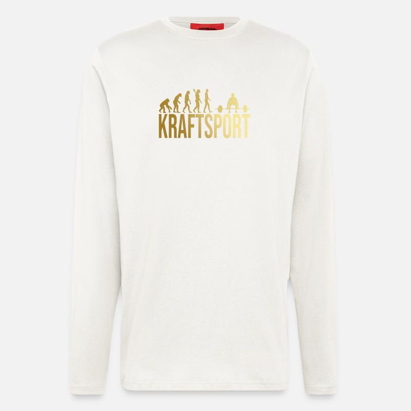 Evolution Kraftsport - Langarmshirt - made by SPREAD  - OFF WHITE