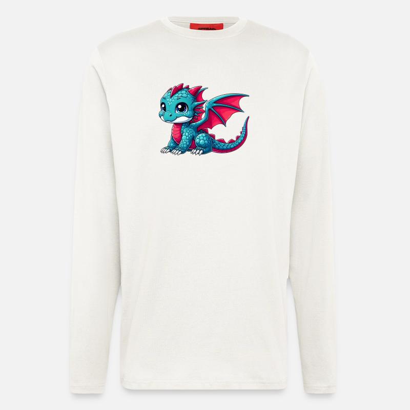 Drache - Langarmshirt - made by SPREAD  - OFF WHITE