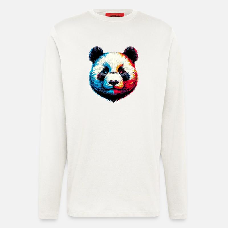 Panda - Longsleeve - made by SPREAD  - OFF WHITE