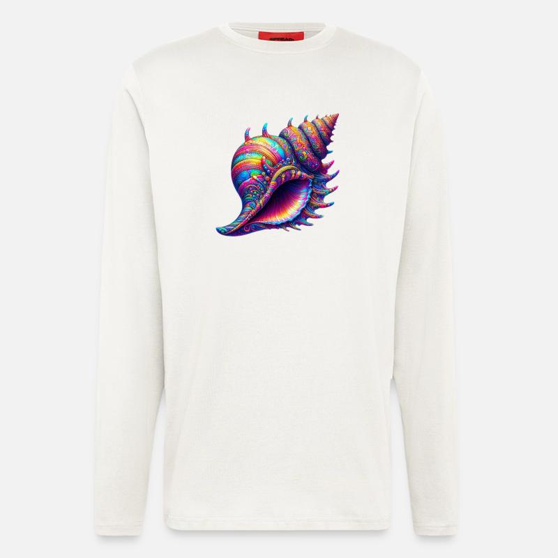 Muschel - Langarmshirt - made by SPREAD  - OFF WHITE