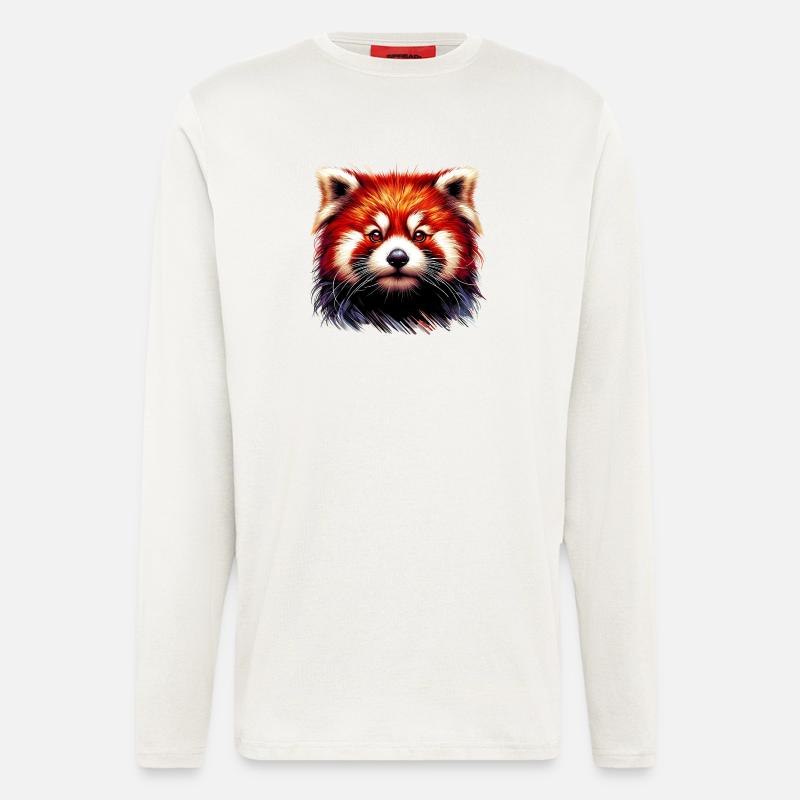 Kleiner Panda - Langarmshirt - made by SPREAD  - OFF WHITE