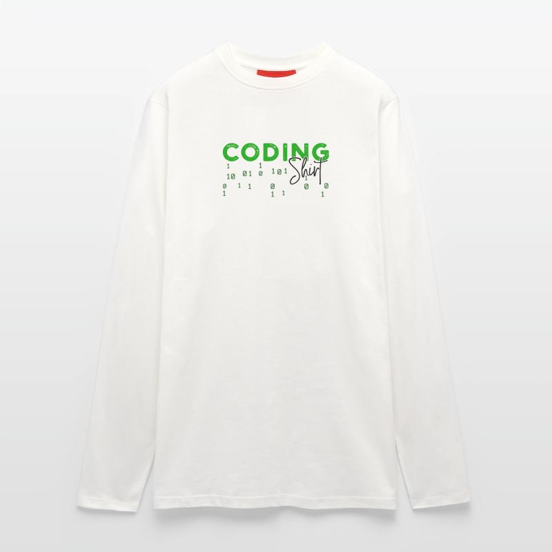 Coden Développeur Programmeur Développeur Web Dicton Manches longues bio décontracté fabriqué en UE