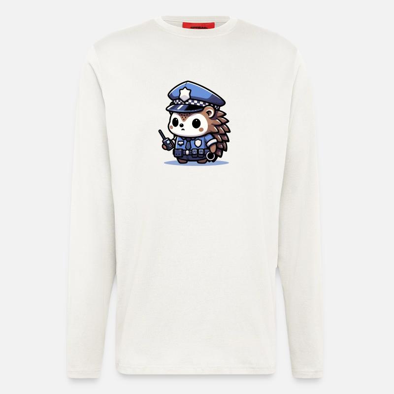 Patrouillenfreunde - Tapferer Igel - Langarmshirt - made by SPREAD  - OFF WHITE