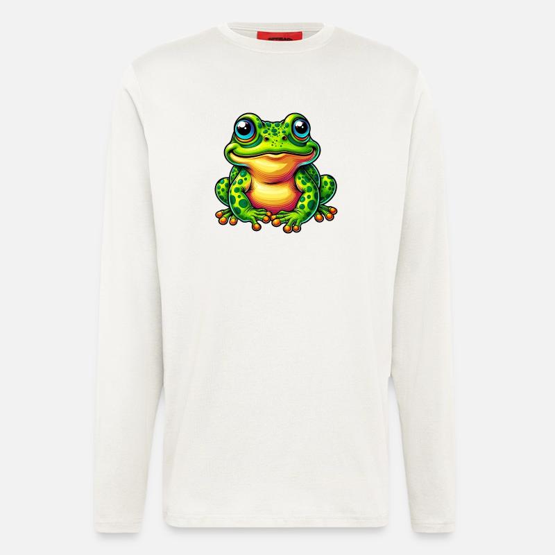 Frosch - Langarmshirt - made by SPREAD  - OFF WHITE