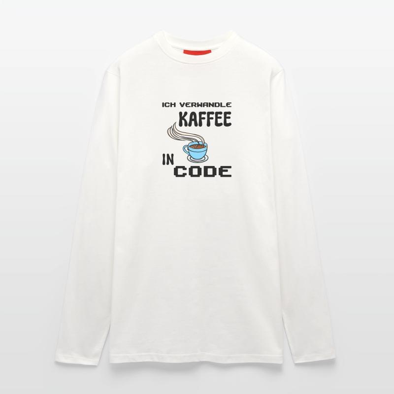 Coden Computerfreak Developer Statement Nerd Langarmshirt - made by SPREAD 