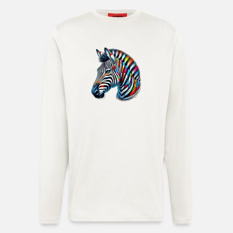 Zebra - Longsleeve - made by SPREAD  - OFF WHITE