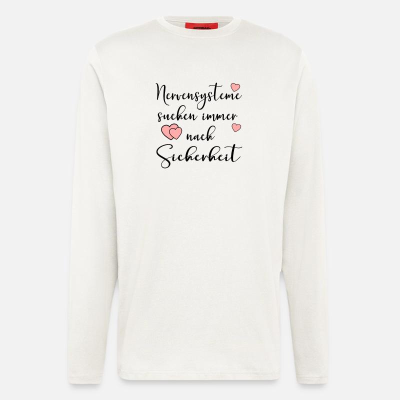 NERVENSYSTEME SICHERHEIT - Langarmshirt - made by SPREAD  - OFF WHITE