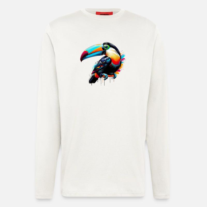Tukan - Langarmshirt - made by SPREAD  - OFF WHITE